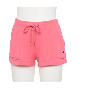 Champion Women’s Pinky Peach Campus French Terry Shorts (Size: XL) (NWT)